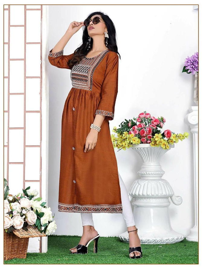 Beauty Queen Blue Bell New Exclusive Wear Designer Fancy Kurti Collection